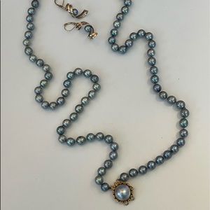 Tahitian black pearls